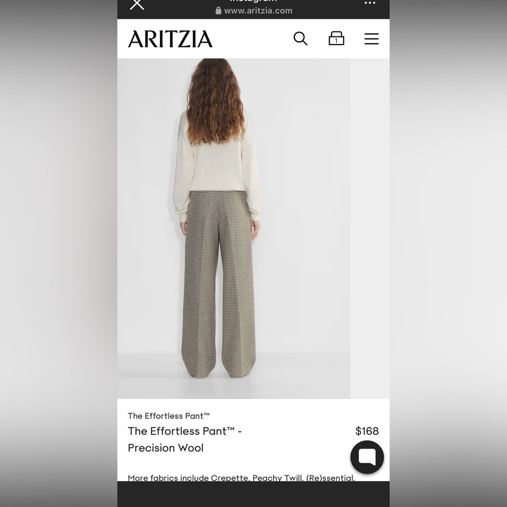 Aritzia Women’s Effortless pant